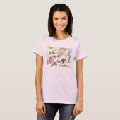 Blumenfragmente T-Shirt (Vorne ganz)