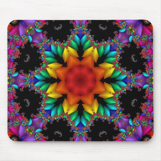 BlumenFraktal Mousepad (Vorne)