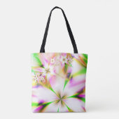 Blumenfraktal Tasche (Rückseite)