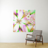 Blumenfraktal Wandteppich (Beispiel (Horizontal))
