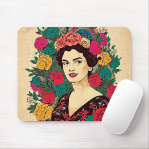Blumenfrau Mousepad