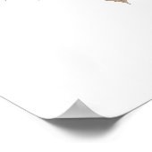 Blumenfrau Poster (Ecke)