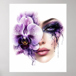 Blumenfrau Poster