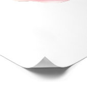Blumenfrau Poster (Ecke)