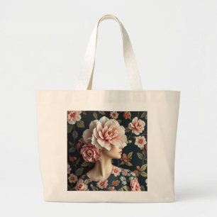 Blumenfrauen Kunst, Dichtung und Musik Jumbo Stoffbeutel