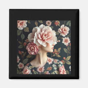 Blumenfrauen Kunst, Dichtung und Musik Magnet