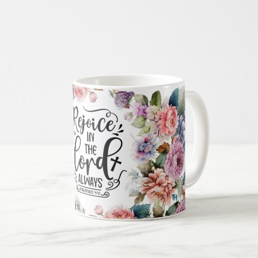 Blumenfreude am Herrn Kaffeetasse (VorderseiteRechts)