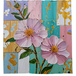 Blumenfreude Duschvorhang