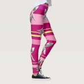 Blumenfreude in rosa Leggings (Rechts)