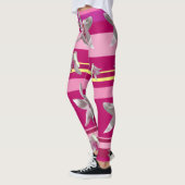 Blumenfreude in rosa Leggings (Links)