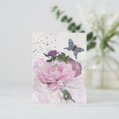 Blumenfreude Postkarte (Stehend Vorderseite)