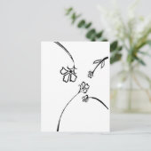Blumenfreude Postkarte (Stehend Vorderseite)