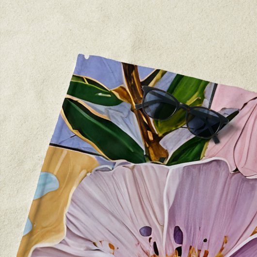 Blumenfreude Strandtuch (Beispiel)