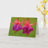 Blumenfreund Krebsförderung Karte (Gelbe Blume)