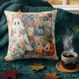 Blumenfreunde, gemütliche Nächte" Ghost & Pumpkin  Kissen