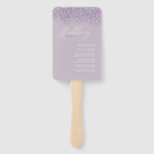 Blumenfreunde Hochzeitsfeier oder Programm-ID889 Fächer (Rückseite)