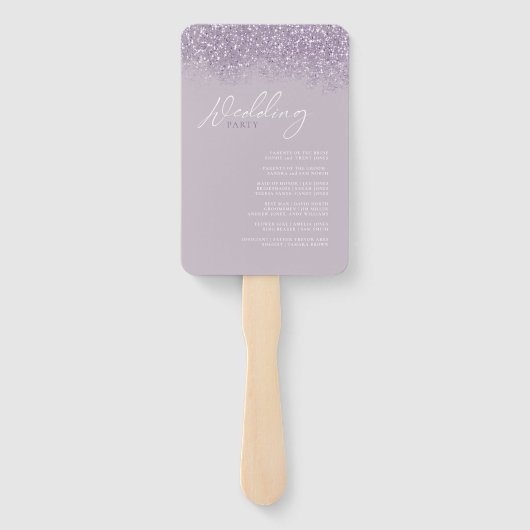 Blumenfreunde Hochzeitsfeier oder Programm-ID889 Fächer (Rückseite)