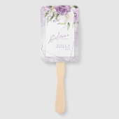 Blumenfreunde Hochzeitsfeier oder Programm-ID889 Fächer (Vorderseite)