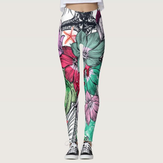 Blumenfreunde Leggings (Vorderseite)