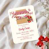 Blumenfrisch im Brautparty Einladung