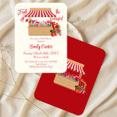 Blumenfrisch im Brautparty Einladung