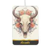 Blumenfrischer in Form eines Schädels Autolufterfrischer (Vorderseite)