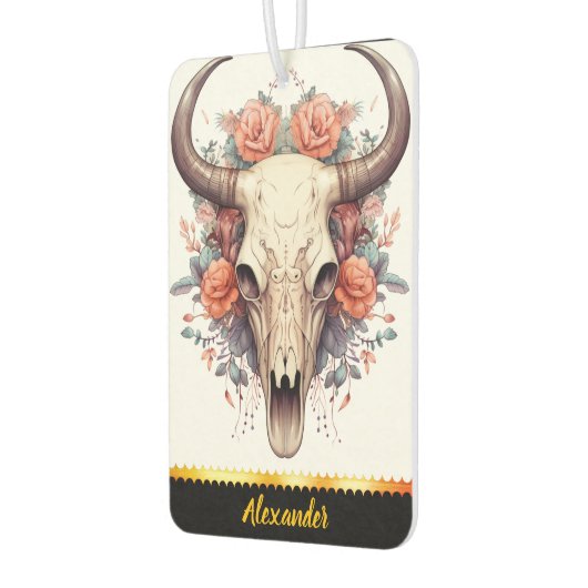 Blumenfrischer in Form eines Schädels Autolufterfrischer (Links)