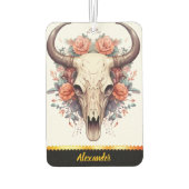 Blumenfrischer in Form eines Schädels Autolufterfrischer (Rückseite)