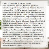 Blumenfrüchte Poster