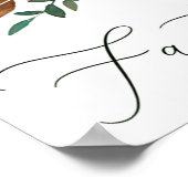 Blumenfrüchte Poster (Ecke)