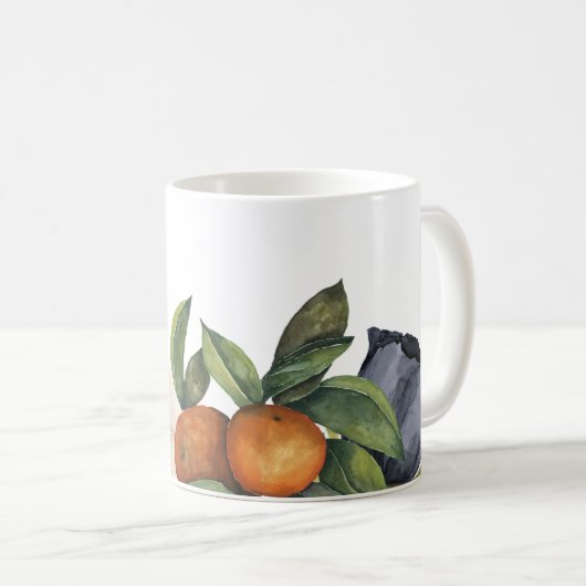 Blumenfruchtsfall Kaffeepause Tasse (VorderseiteRechts)