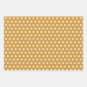 Blumenfrühling | Goldene und weiße Blätter (Vorderseite 3)