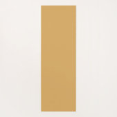 Blumenfrühling | Goldene und weiße Blätter Yogamatte (Rückseite)