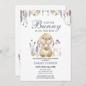 Blumenfrühling Niedlich Ostersonne Babydusche Einladung (Vorne/Hinten)