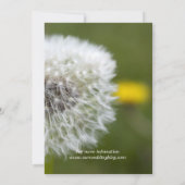 Blumenfrühling, Sommer, Einladungen zur Hochzeit i (Rückseite)