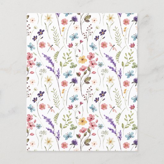 Blumenfrühling Sommer würde sie eher Bridal-Dusche (Rückseite)