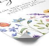 Blumenfrühling Sommerpaare Datum Nacht Ideen Poster (Ecke)