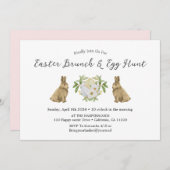 Blumenfrühling Wasserfarbe Osterfest Ei Ostern Bru Einladung (Vorne/Hinten)