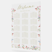 Blumenfrühlings-Begrüßung Acrylschild (Winkel)