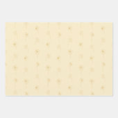 Blumenfrühlingsduft | Aquamarin und gelb Geschenkpapier Set (Vorderseite 3)