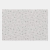 Blumenfrühlingsduft | Blau und Grau Geschenkpapier Set (Vorderseite 3)