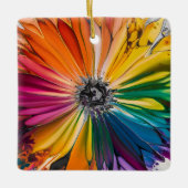 Blumenfrühlingskunst Blumenmuster Keramikornament (Vorderseite)