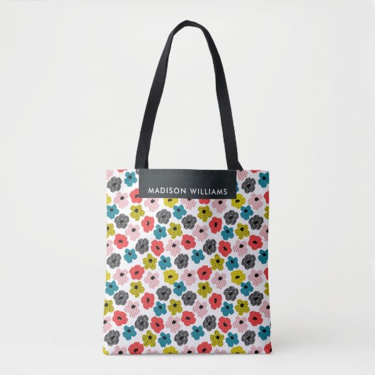 Blumenfrühlingsnadel Blooms Tote Tasche (Vorderseite)