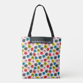 Blumenfrühlingsnadel Blooms Tote Tasche (Rückseite)