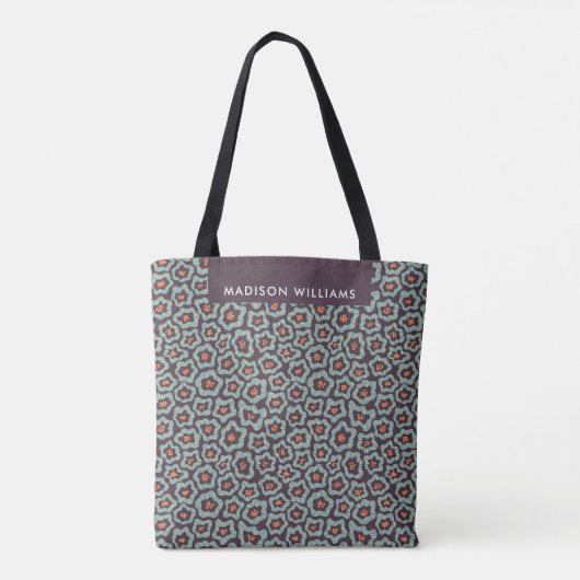 Blumenfrühlingsnadel Blooms Tote Tasche (Rückseite)