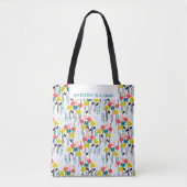 Blumenfrühlingsnadel Blooms Tote Tasche (Vorderseite)