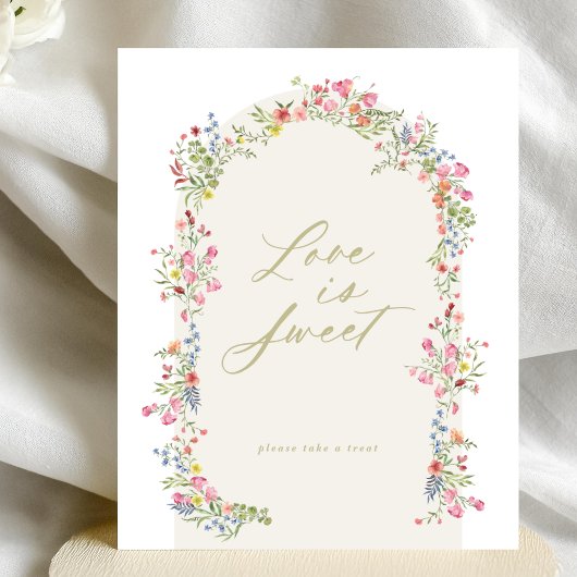 Blumenfrühstück Gartenschild Brautparty Poster