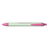 Blumenfüßler Kugelschreiber (Rückseite)