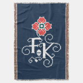 Blumengabe Frida Kahlos | Decke (Vorderseite Vertikal)