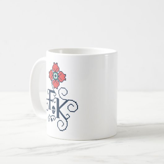 Blumengabe Frida Kahlos | Kaffeetasse (Vorderseite Links)